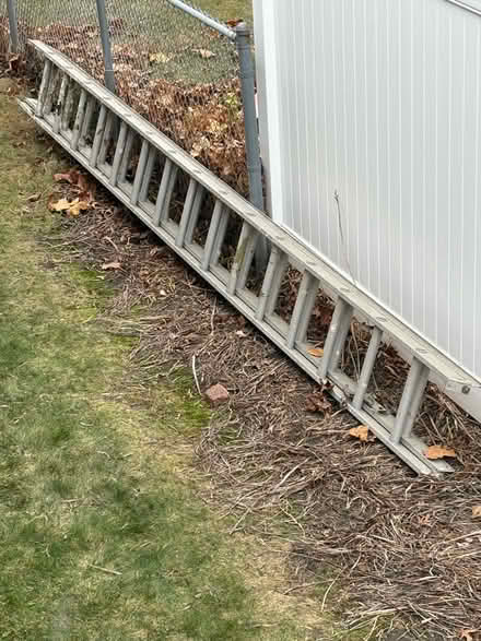 Photo of free Heavy, Aluminum, extensive ladder (South Lombard - Butterfield E.) #1