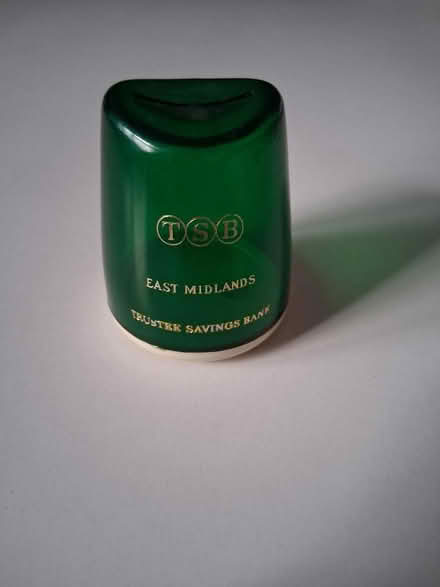 Photo of free Small green TSB money box (Hitchin SG5) #3