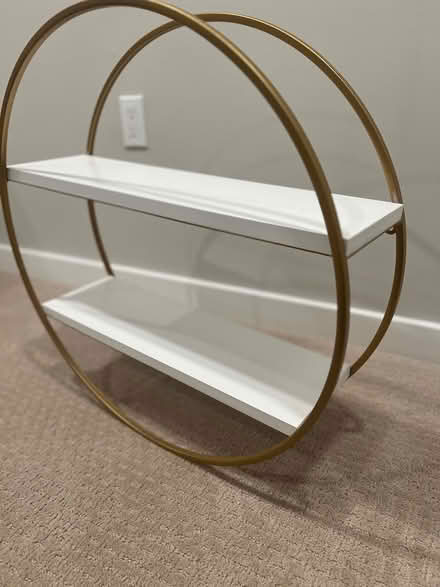 Photo of free Mid-century style circular shelf (Princeton) #1