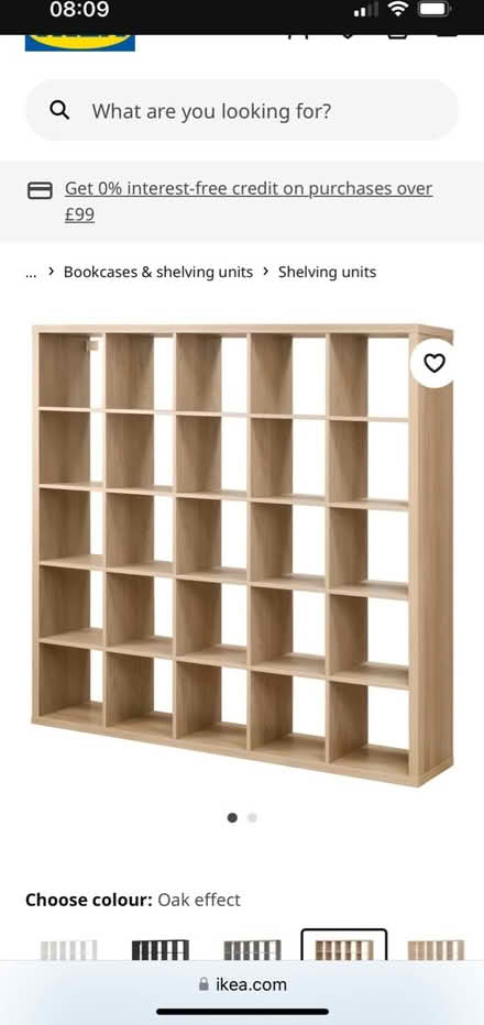 Photo of free IKEA Kallax shelving unit (Winthorpe) #1