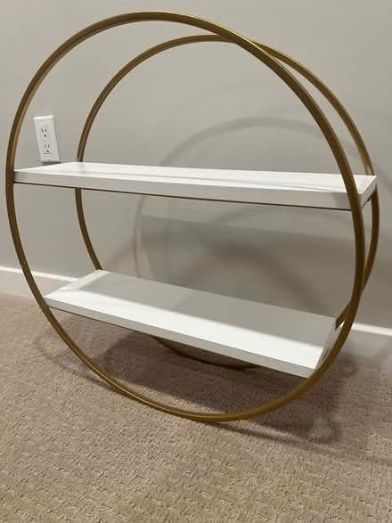 Photo of free Mid-century style circular shelf (Princeton) #3