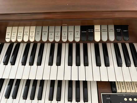 Photo of free Silvertone Organ and Bench (North Fontana) #3