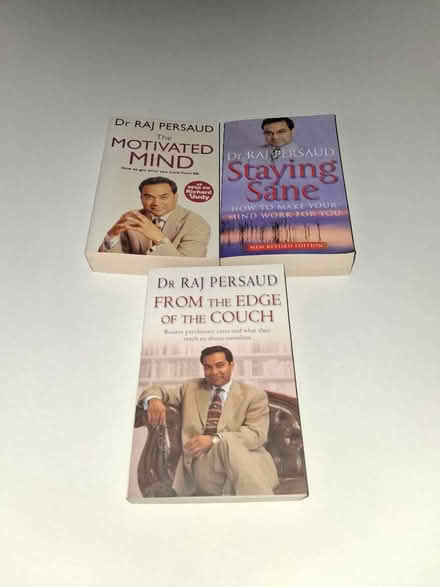 Photo of free 3 x unread book set Dr Raj Persaud (Hitchin SG5) #2