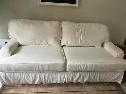 Photo of free Cream Sofa with washable slipcover (Burton Valley) #1