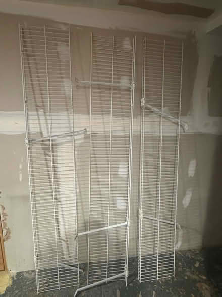 Photo of free White wire wall mount shelves (Lake Mohegan, NY) #1