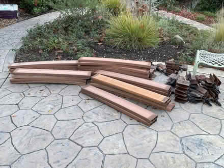 Photo of free planks for planter bed (West Menlo) #1