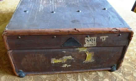 Photo of free Vintage Suitcase 1939 or earlier Brown Suitcase Hard Luggage (Hove Park area BN3) #2