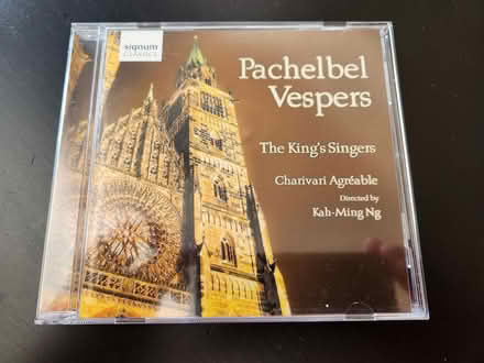 Photo of free Pachelbel Vespers CD (Rockville) #1