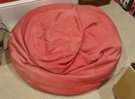 Photo of free Red beanbag - Large (London, SE3) #1