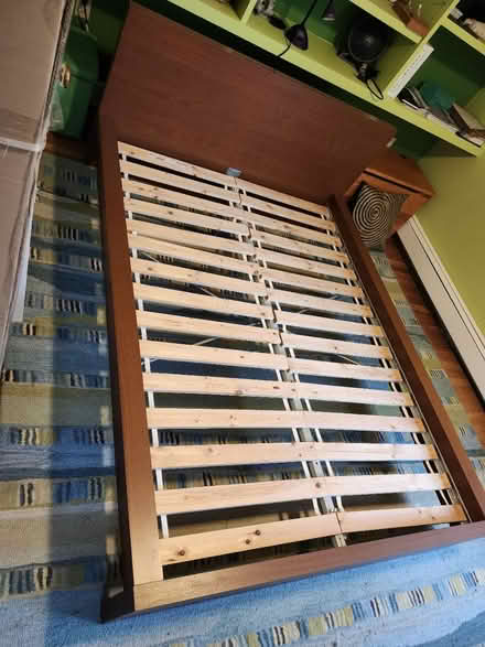 Photo of free Wooden IKEA bed frame (South Dartmouth) #2