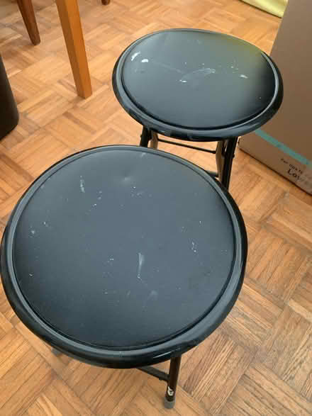 Photo of free Two black stools (Richmond) #2