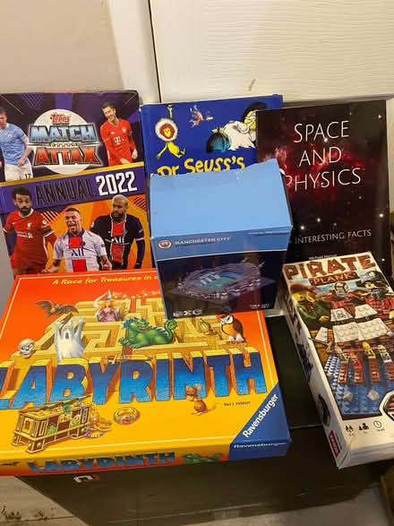 Photo of free Board game, Man City Lego, annuals etc (Sandhurst GU47) #1