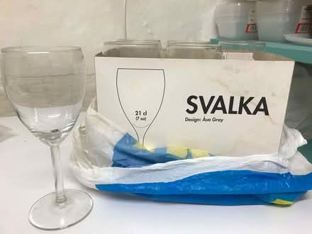 Photo of free 12 x IKEA Wine Glasses Perfect Condition (Tinkersley DE4) #1