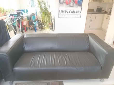 Photo of free Leather sofa (Pilrig EH6) #1