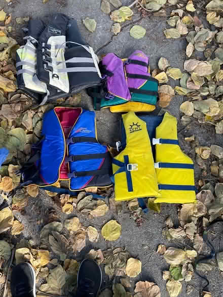 Photo of free Four life vests (San Leandro near the Marina) #1