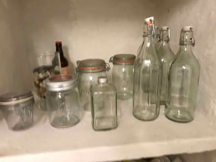 Photo of free Selection Of Kilner Jars & Flip Top Bottles (Tinkersley DE4) #1