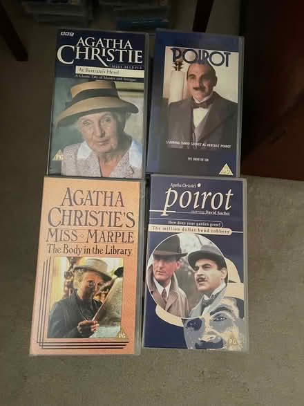 Photo of free Poirot and Miss Marple VHS tapes (Dousland) #1