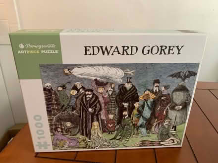 Photo of free Edward Gorey Puzzle 1000 pieces (Purple line Main Stop Evanston) #1