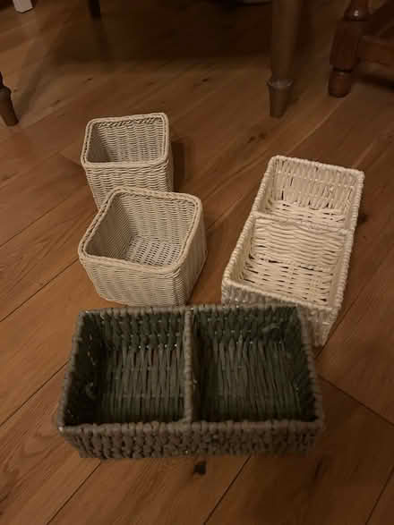 Photo of free Assorted small organizer baskets (Kilkenny city) #2