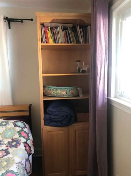 Photo of free Wooden book shelf (Annandale) #1