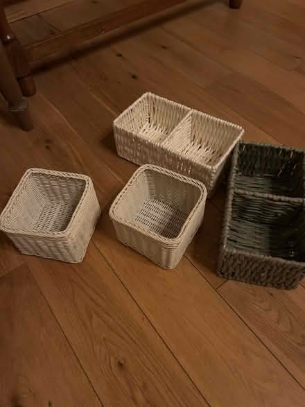 Photo of free Assorted small organizer baskets (Kilkenny city) #1