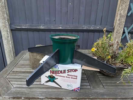 Photo of free Christmas Tree stand (PO21 Nyetimber) #1