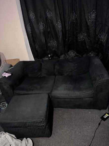 Photo of free Settee & Foot Pouffe (Malinslee TF3) #2