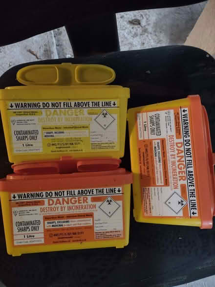 Photo of free sharps boxes (Hay on Wye HR3) #1