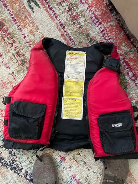 Photo of free Size medium Red adult pfd (downtown silver spring) #1