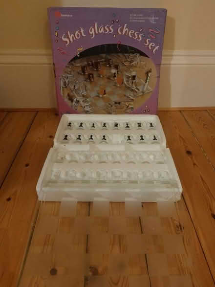 Photo of free Shot glass chess set (Eskbank EH22) #2