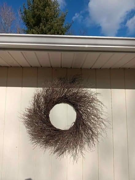 Photo of free branch / twig wreath (East side of Hillsborough NJ) #1