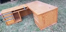 Photo of free L Shaped Wood Desk (Clyde Texas) #1