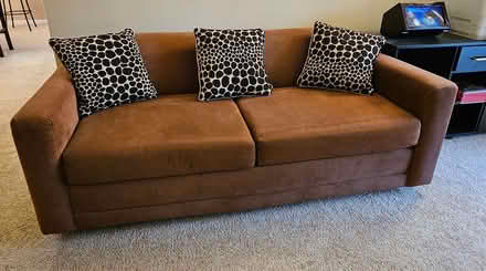 Photo of free Brown sofa sleeper (Commerce) #2