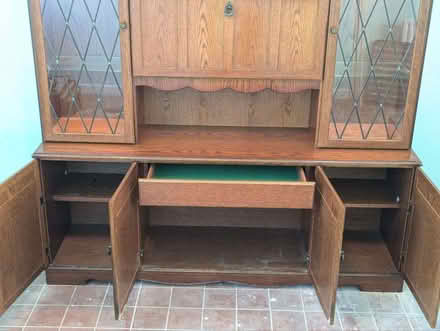 Photo of free Wall unit display drinks cabinet / sideboard with interior l (Crosshills BD20) #3