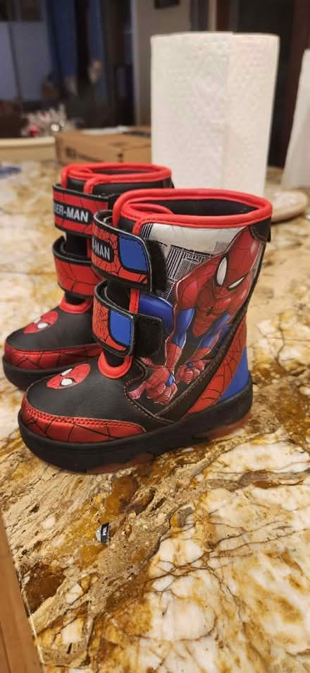 Photo of free Spiderman boots (Warrenville) #1