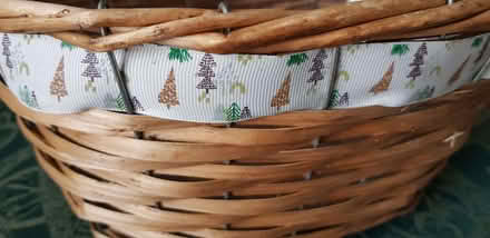 Photo of free Large Xmas wicker basket (Blacklands TN34) #2