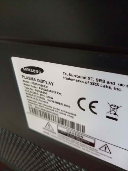 Photo of free Samsung 50 " tv (Newtown SY16) #2