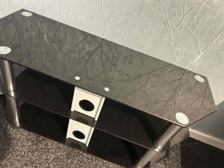 Photo of free Glass tv stand (Newfield Green S14) #1