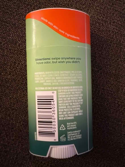 Photo of free Never used Lume deodorant (Laurel, MD) #2