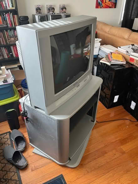 Photo of free Used 27 inch Panasonic TV + Stand (Alexandria) #2