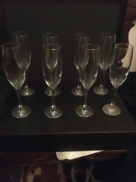 Photo of free Various drink glasses wine tumblers and flute’s (Blundeston NR32) #1