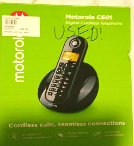 Photo of free Used cordless Motorola C601 phone (Hougang) #1