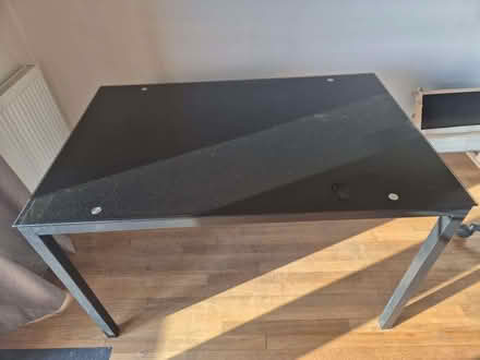 Photo of free Black Glass top, Dining Table : 4-6 Seater (Leighswood WS9) #2