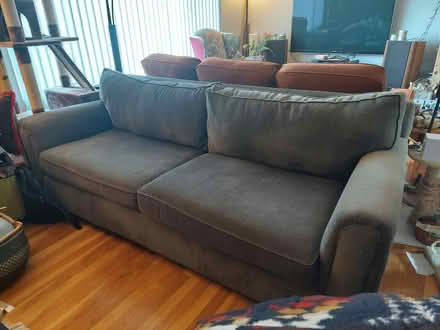 Photo of free Gray couch in good shape (NE outer) #2