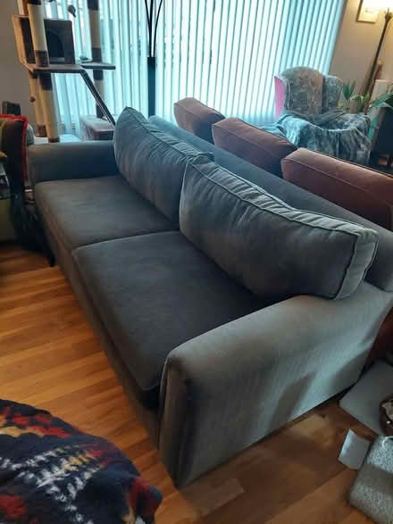 Photo of free Gray couch in good shape (NE outer) #1