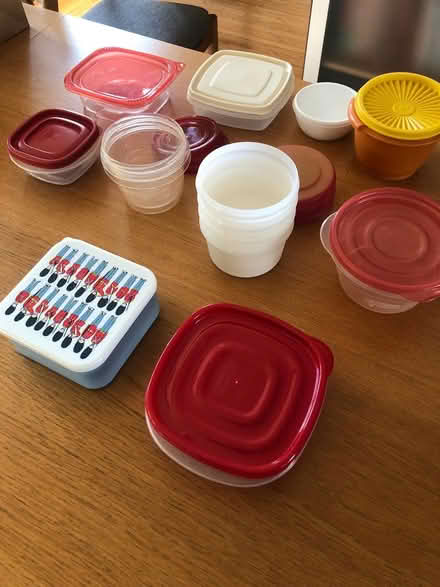 Photo of free Assorted Food Storage Containers (CV: Redwood & Seven Hills area) #3