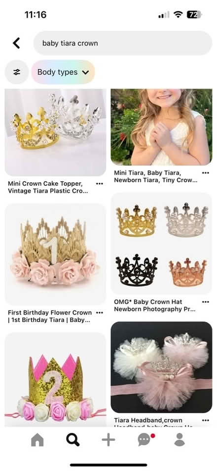 Photo of Baby tiara/crown (CV2) #1