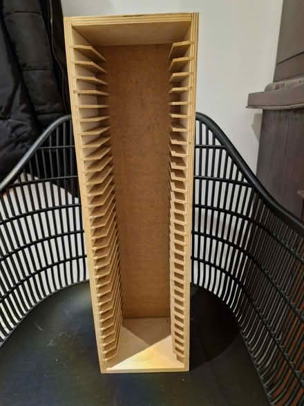 Photo of free Wooden CD rack (Park District G3) #1