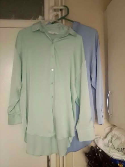 Photo of free 2 womens satin lounge wear shirts size 8 come quite big (Kennington SE11) #1