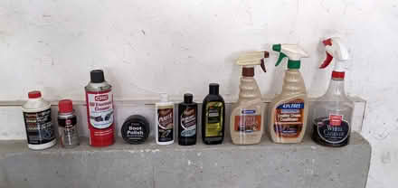 Photo of free Misc. car care supplies (Groton) #1